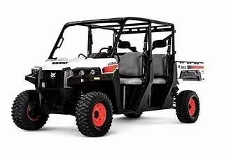 2025 Bobcat UV34 XL gas utility vehicle with six-person seating and cargo box